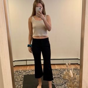 J Crew Cropped Flare Capri Pants